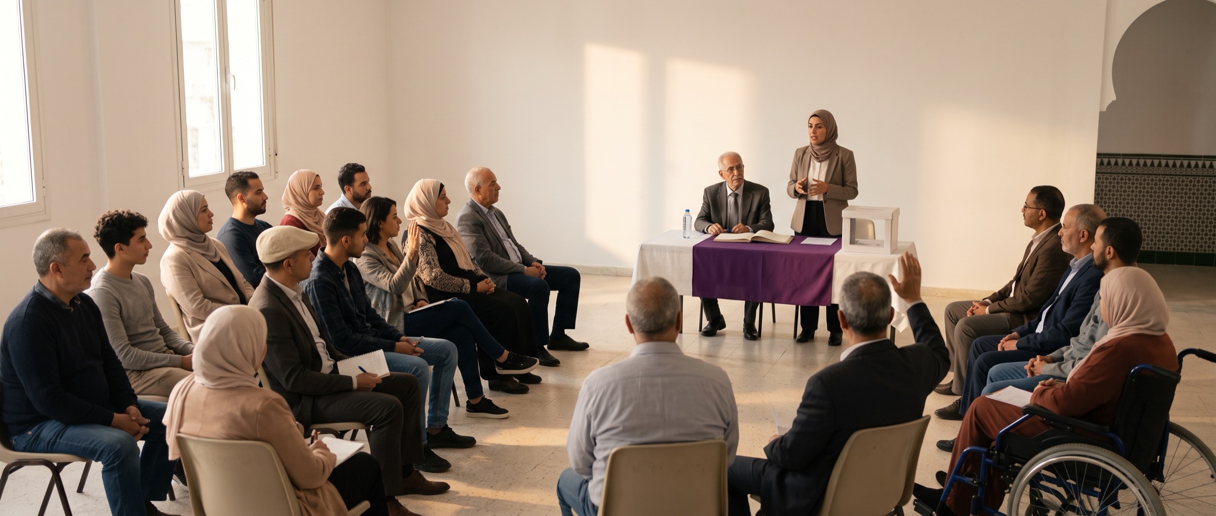 Algerian association life: general assembly and volunteers